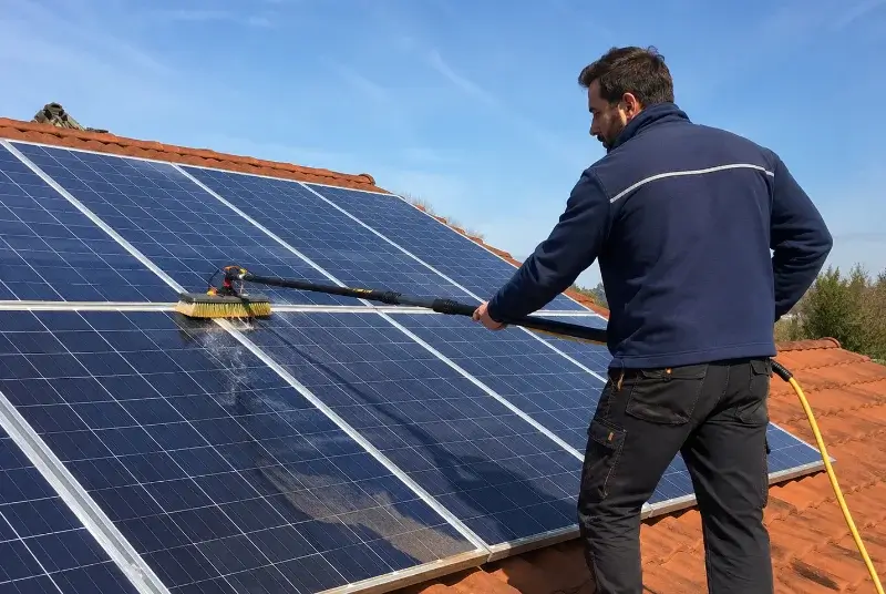 Nettoyage et entretien de panneaux solaires à Mormoiron