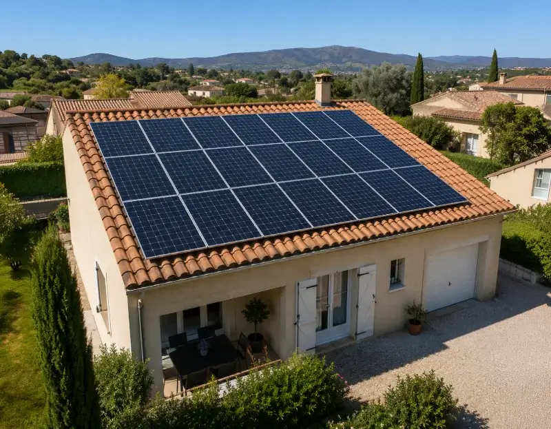 Prime à l'autoconsommation panneaux solaires Mormoiron — aide financière de l'État